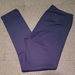 Cuddl Duds Climate Right Navy Women's Leggings Sz.M